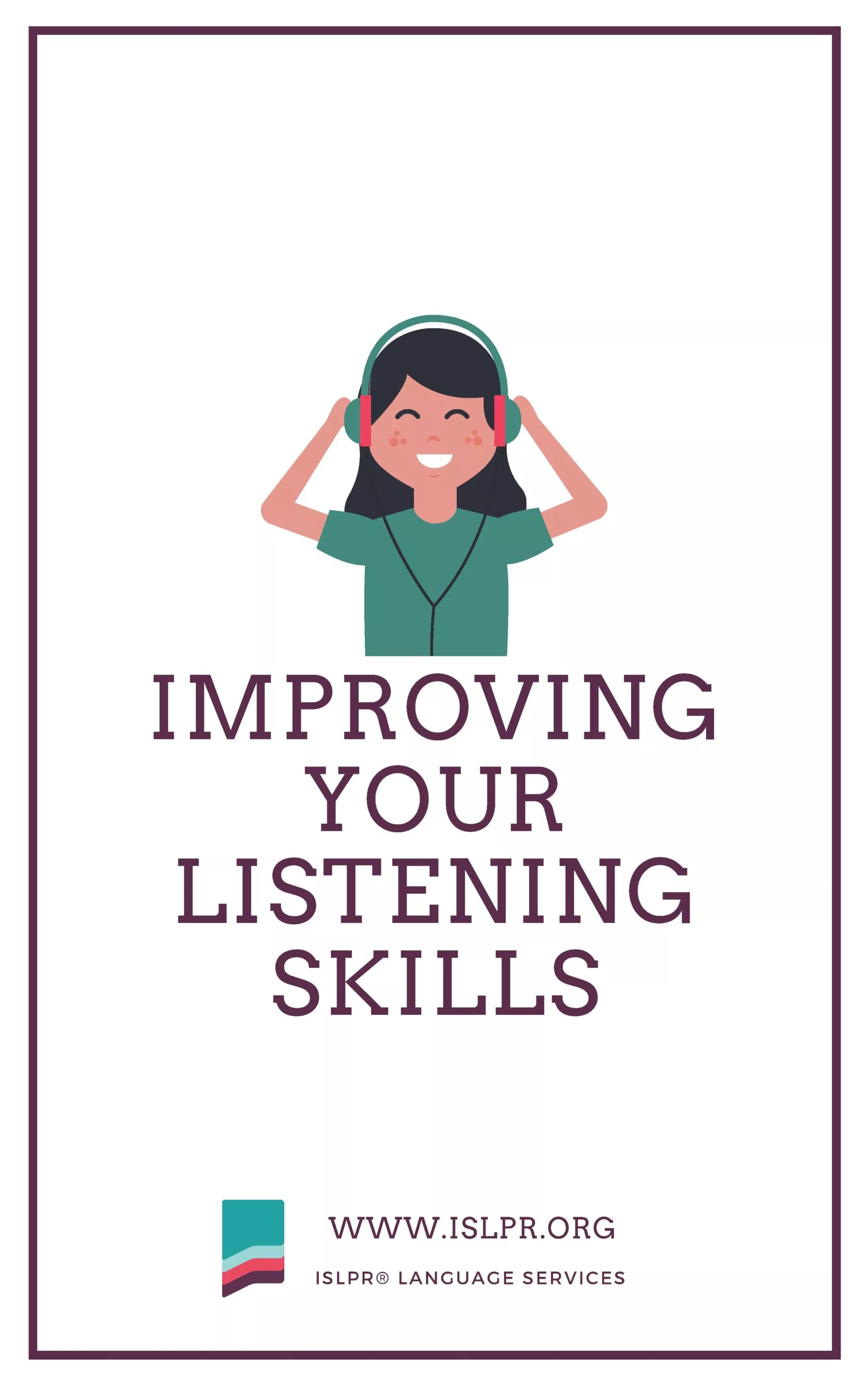 cover of the listening skills workbook